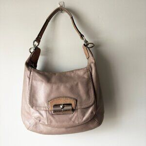 COACH Champagne Kristin Leather Hobo